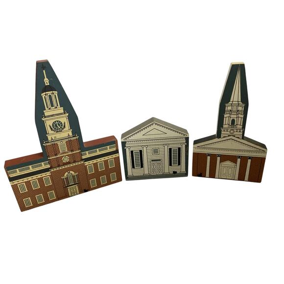 The Cat’s Meow 1991  Lot of 3 – Henry Ford Museum, Martha-Mary Chapel, Town Hall - Picture 1 of 7